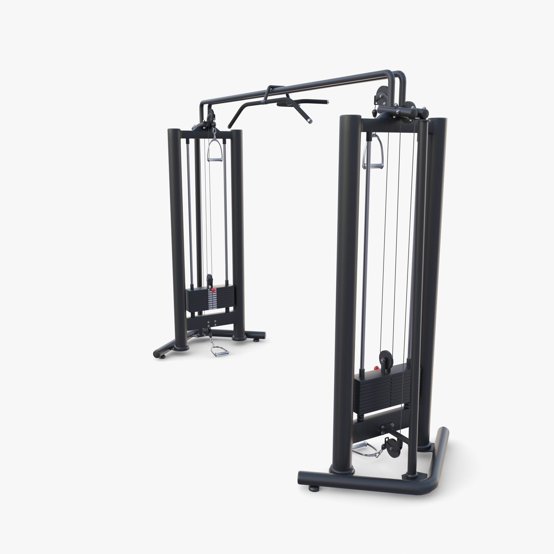 Cable crossover 3D model_3