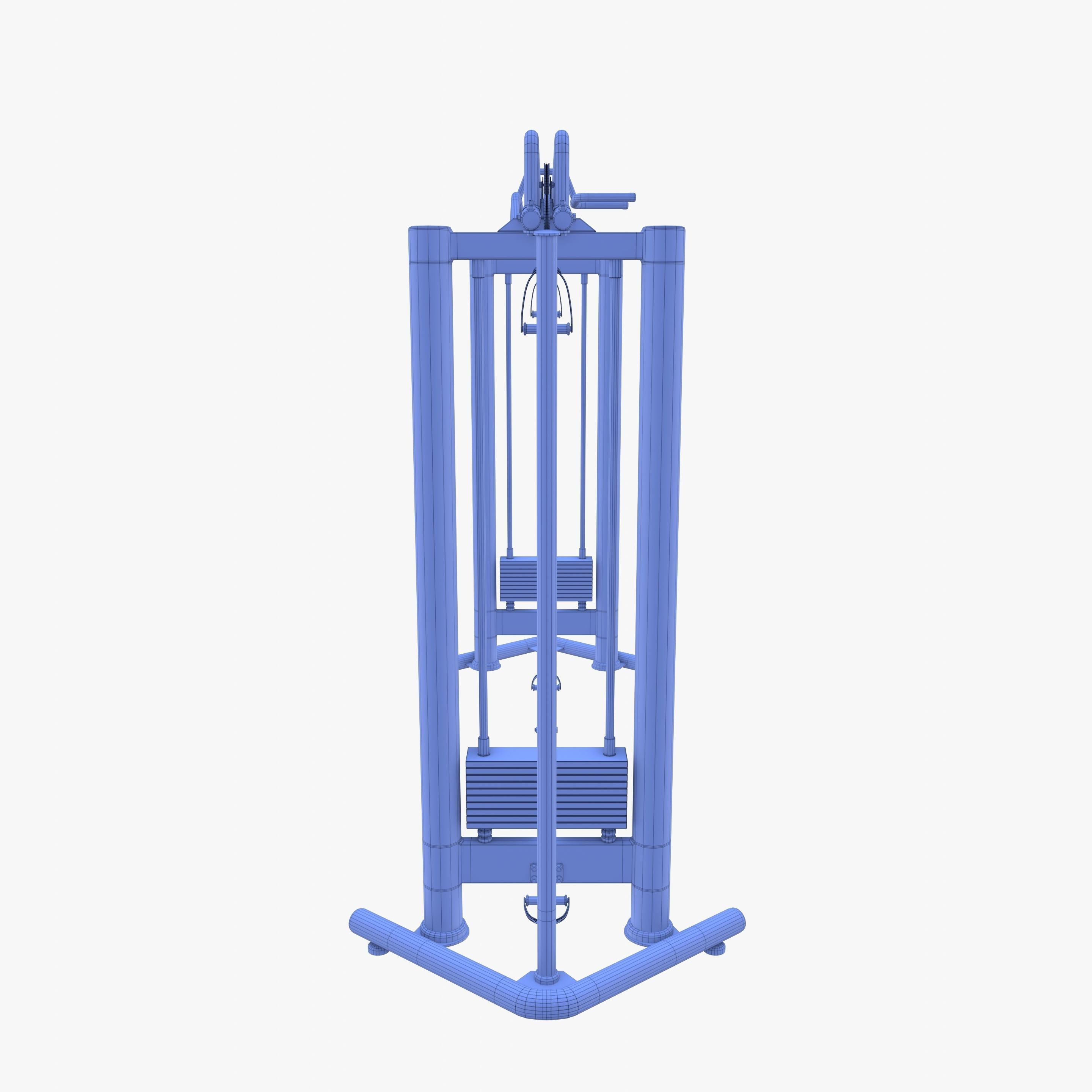Cable crossover 3D model_14