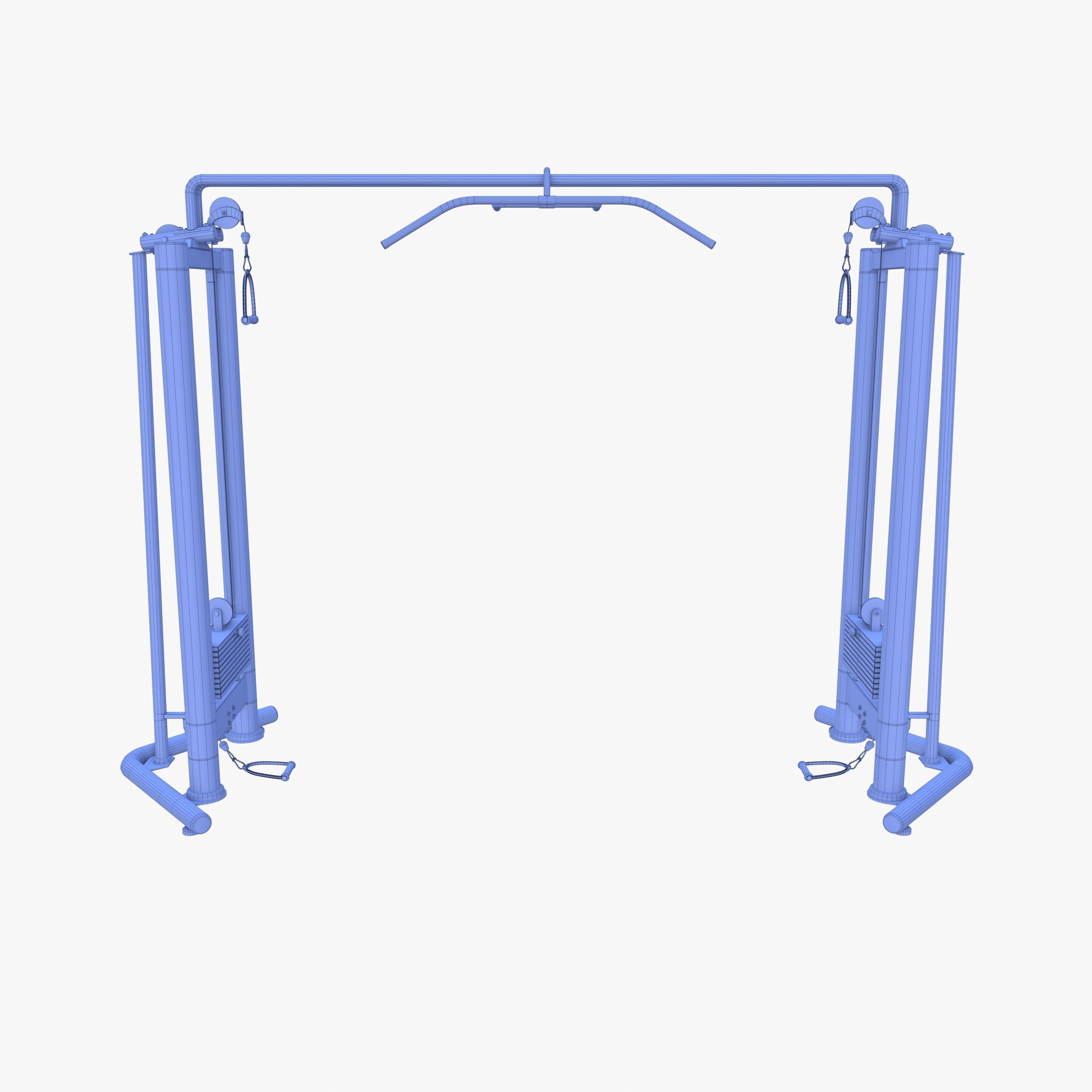 Cable crossover 3D model_11