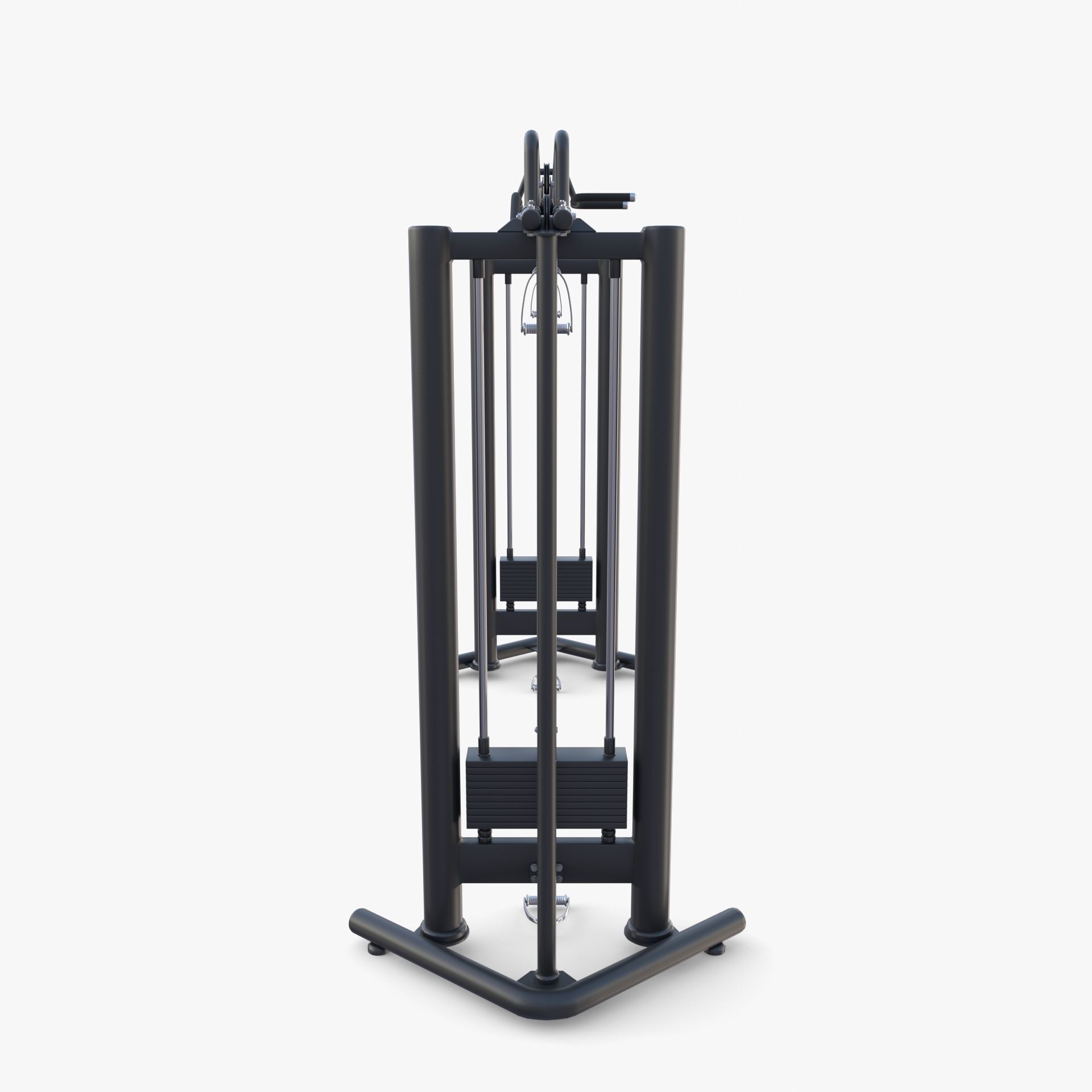 Cable crossover 3D model_4