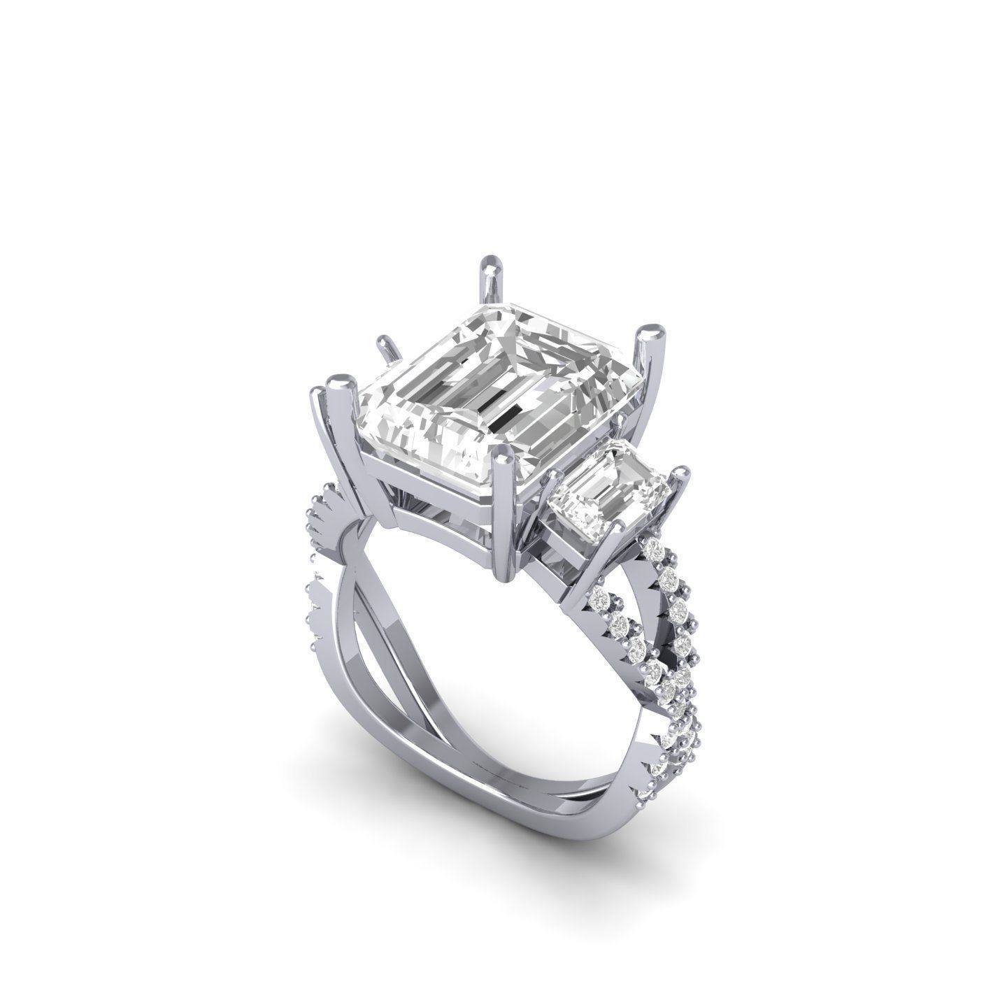 Wedding Ring  3D print model_4