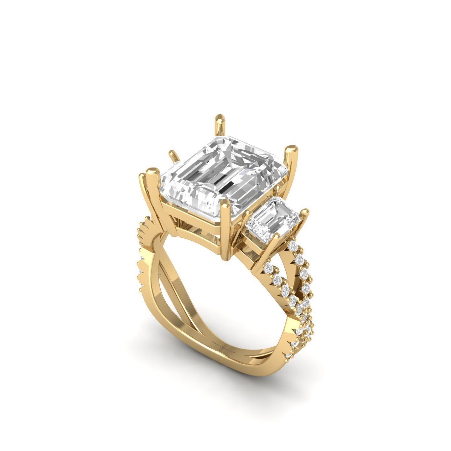 Wedding Ring  3D print model_5