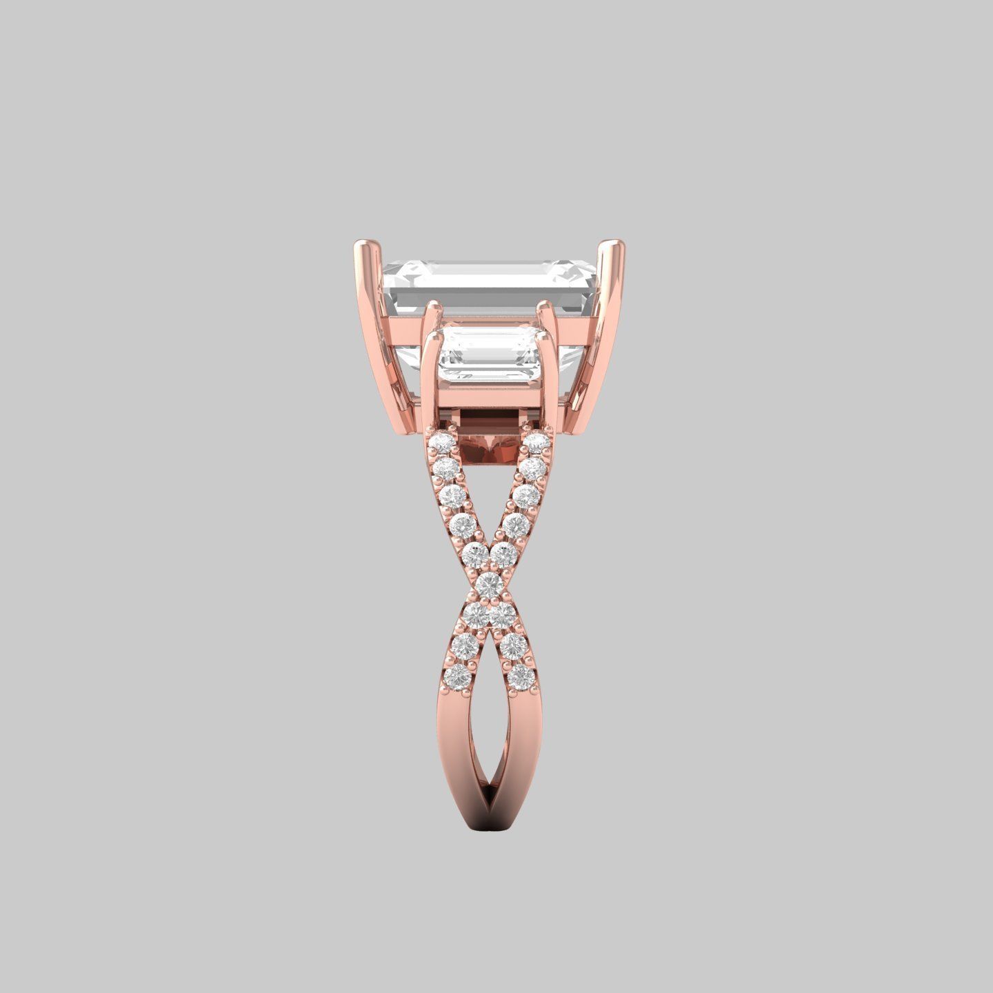 Wedding Ring  3D print model_9