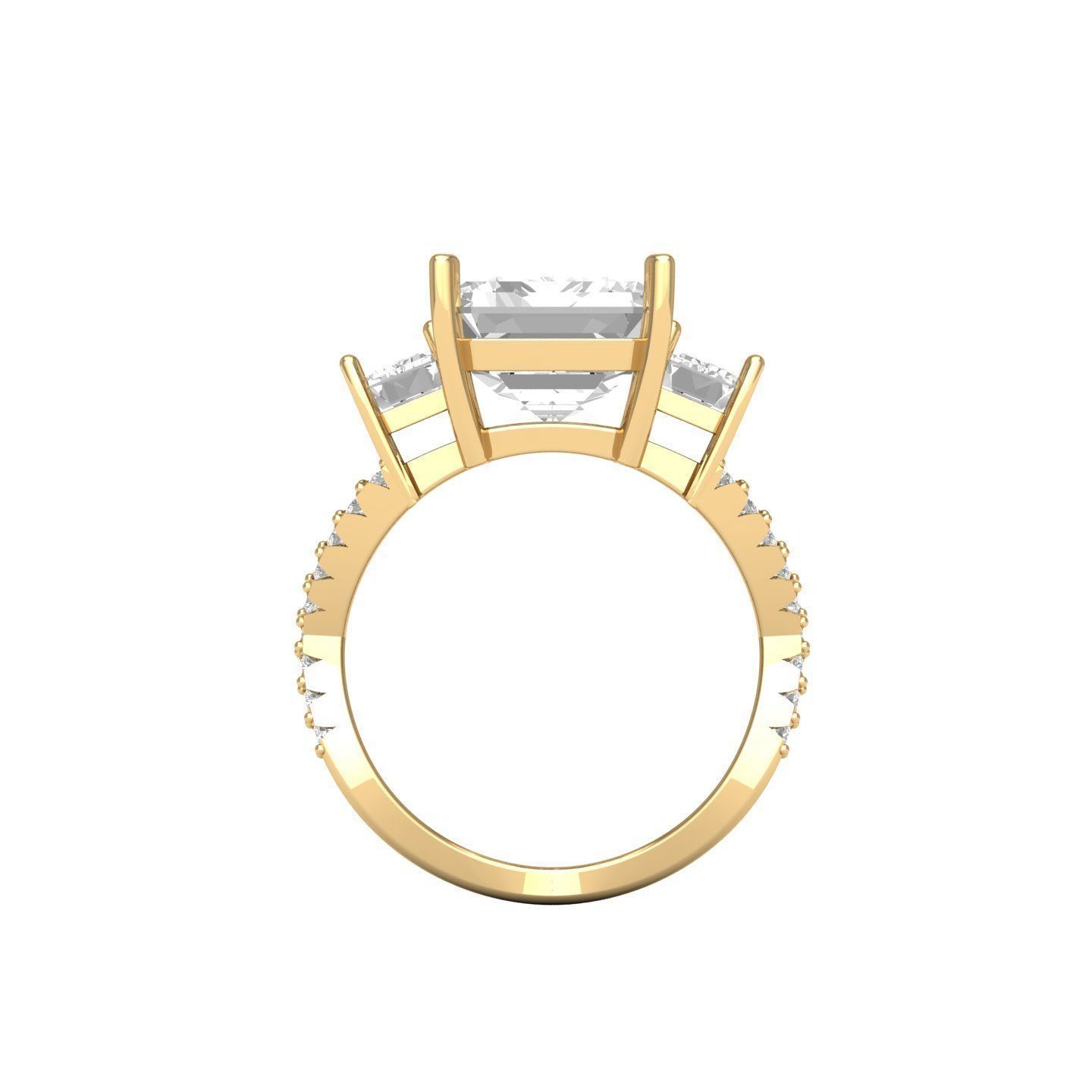 Wedding Ring  3D print model_7