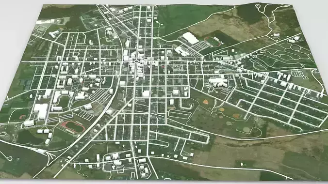 Cityscape Gettysburg Pennsylvania USA