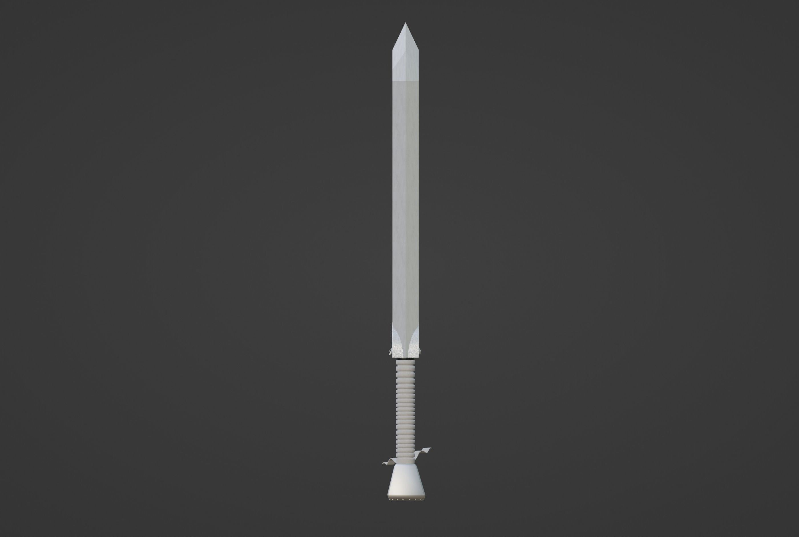 Sword for game character 3D model_2