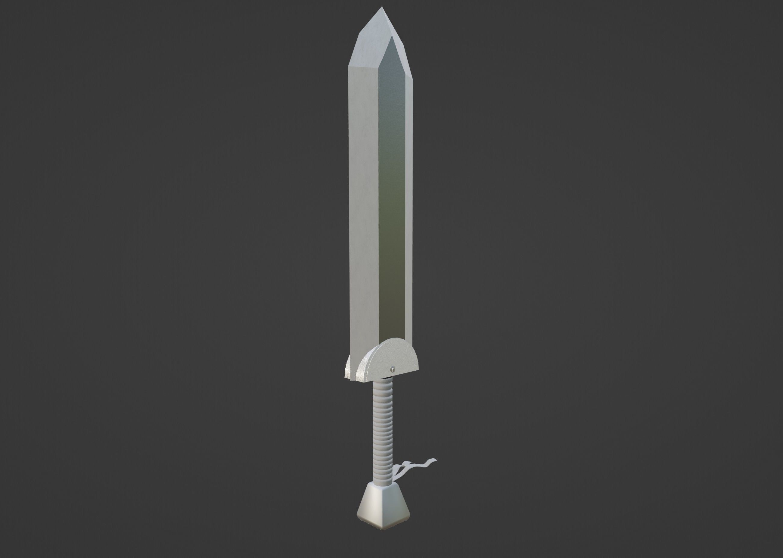 Sword for game character 3D model_4