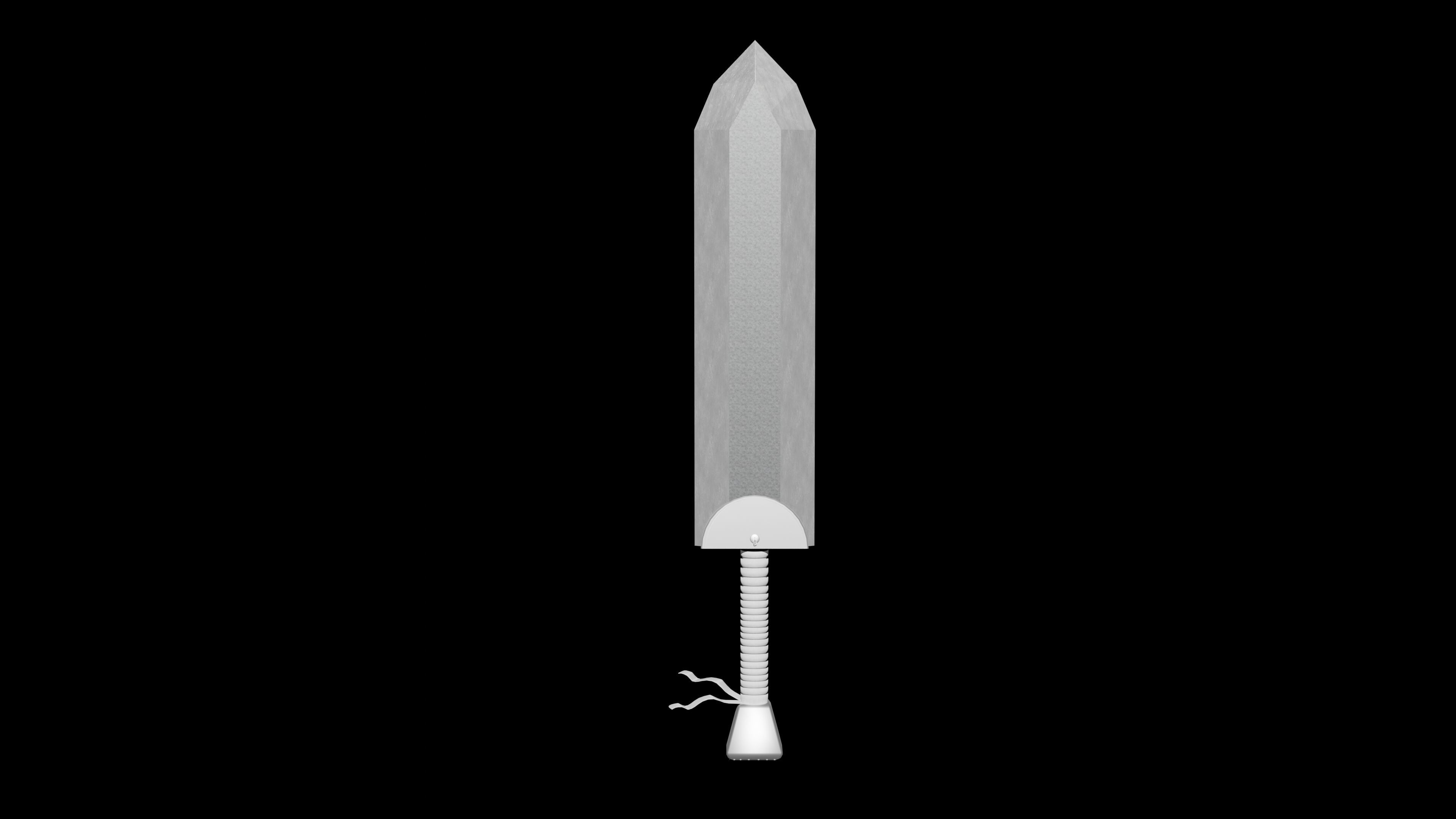 Sword for game character 3D model_1