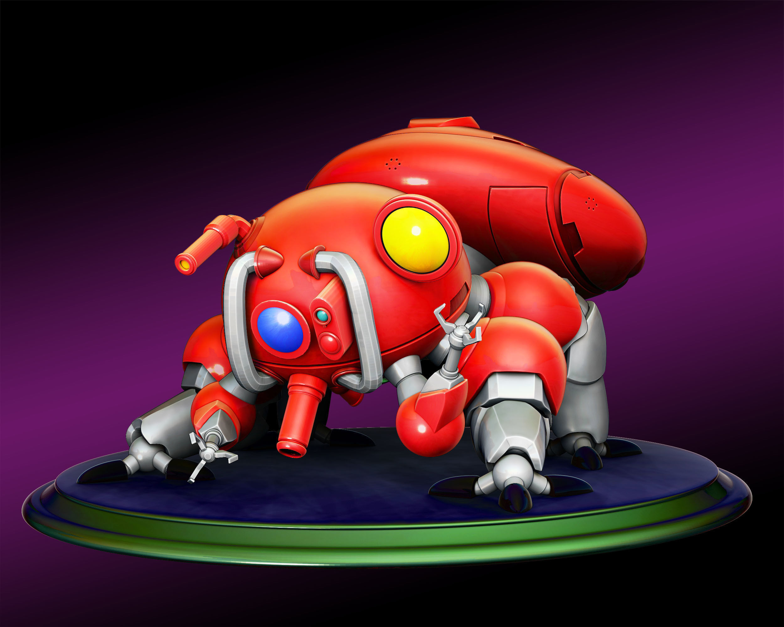 Fuchikoma robot 3D print model_5