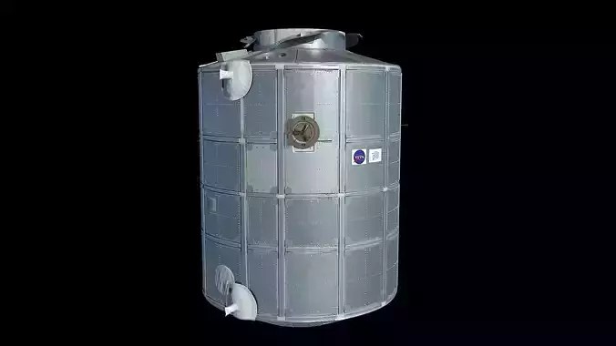 High quality 3D Model Leonardo ISS module