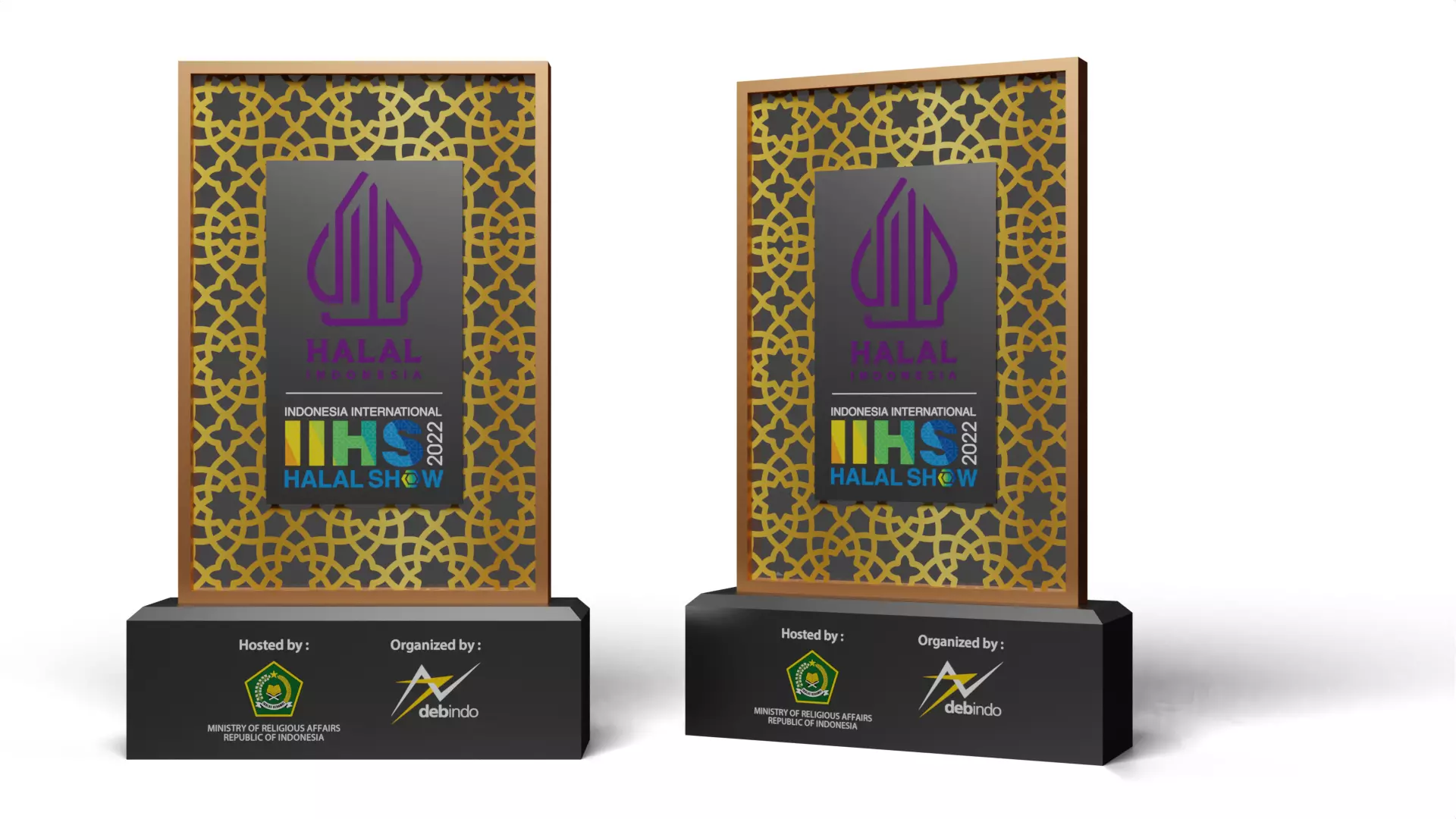 Halal Award Design Low-poly 3D model