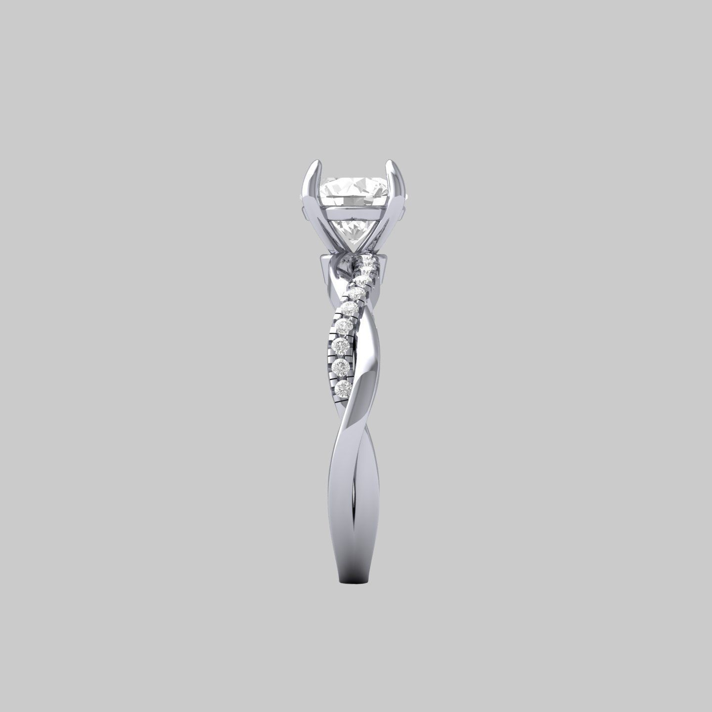 Wedding Ring 3D print model_10