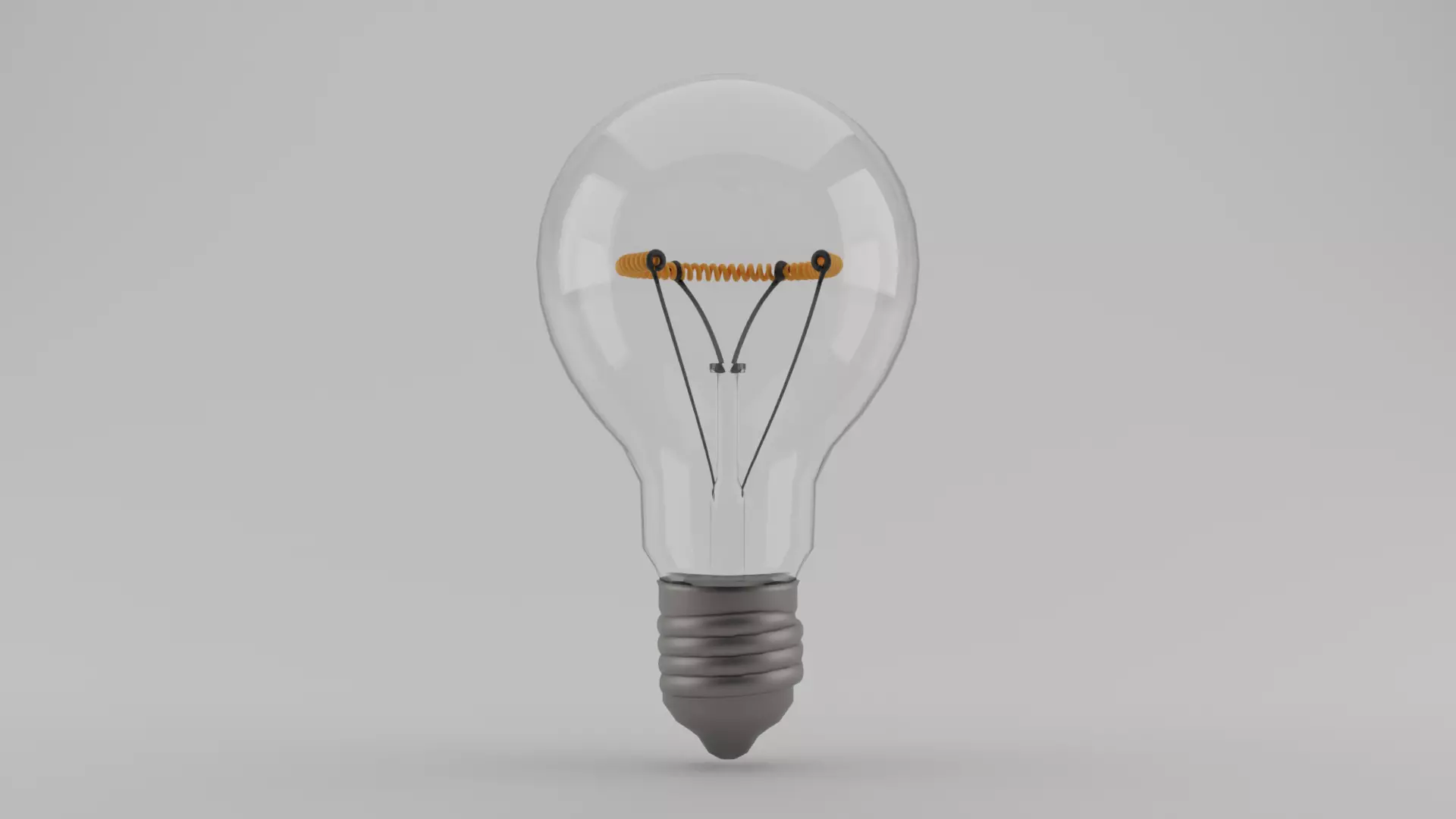 Light Bulb with Light Animation PBR 3D model_0
