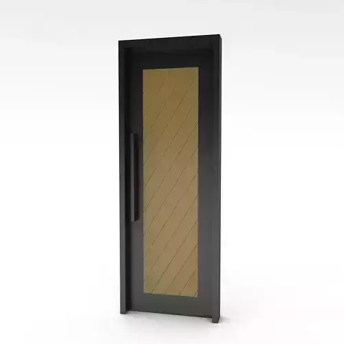 3D model modern office door