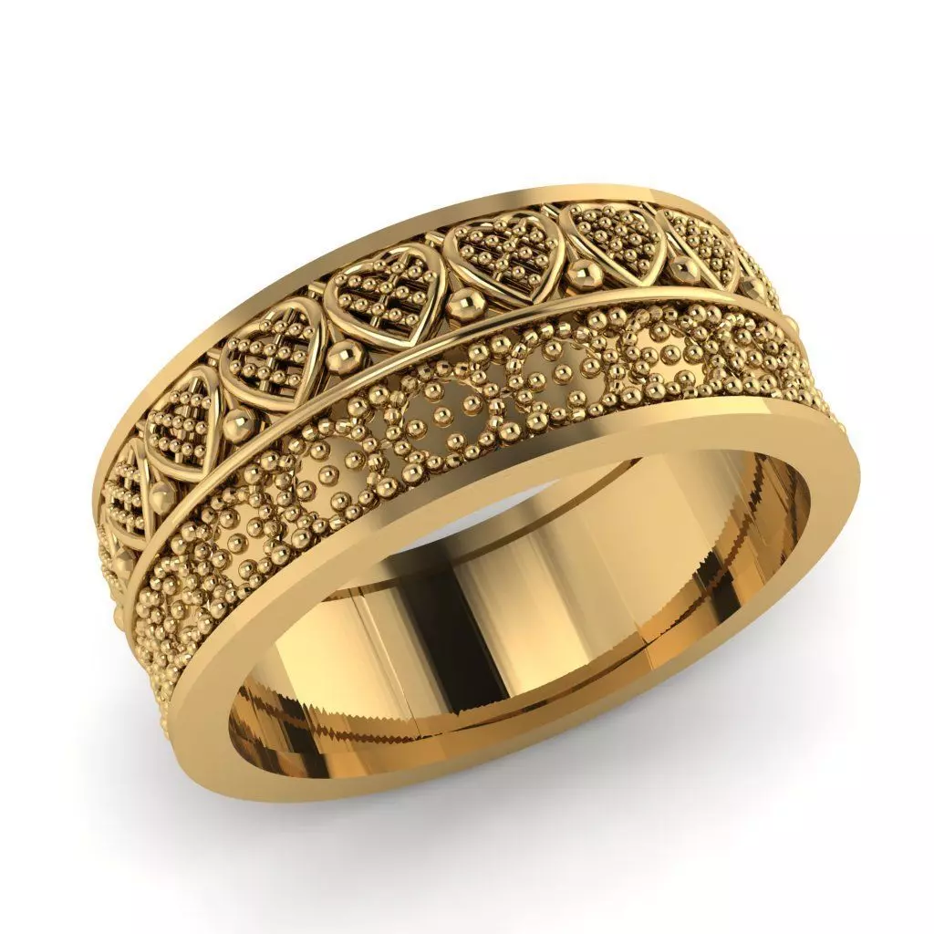 Rings 3D print model_0