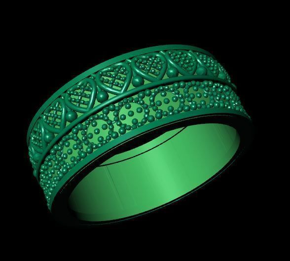 Rings 3D print model_3