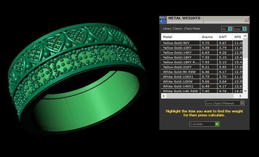 Rings 3D print model_4