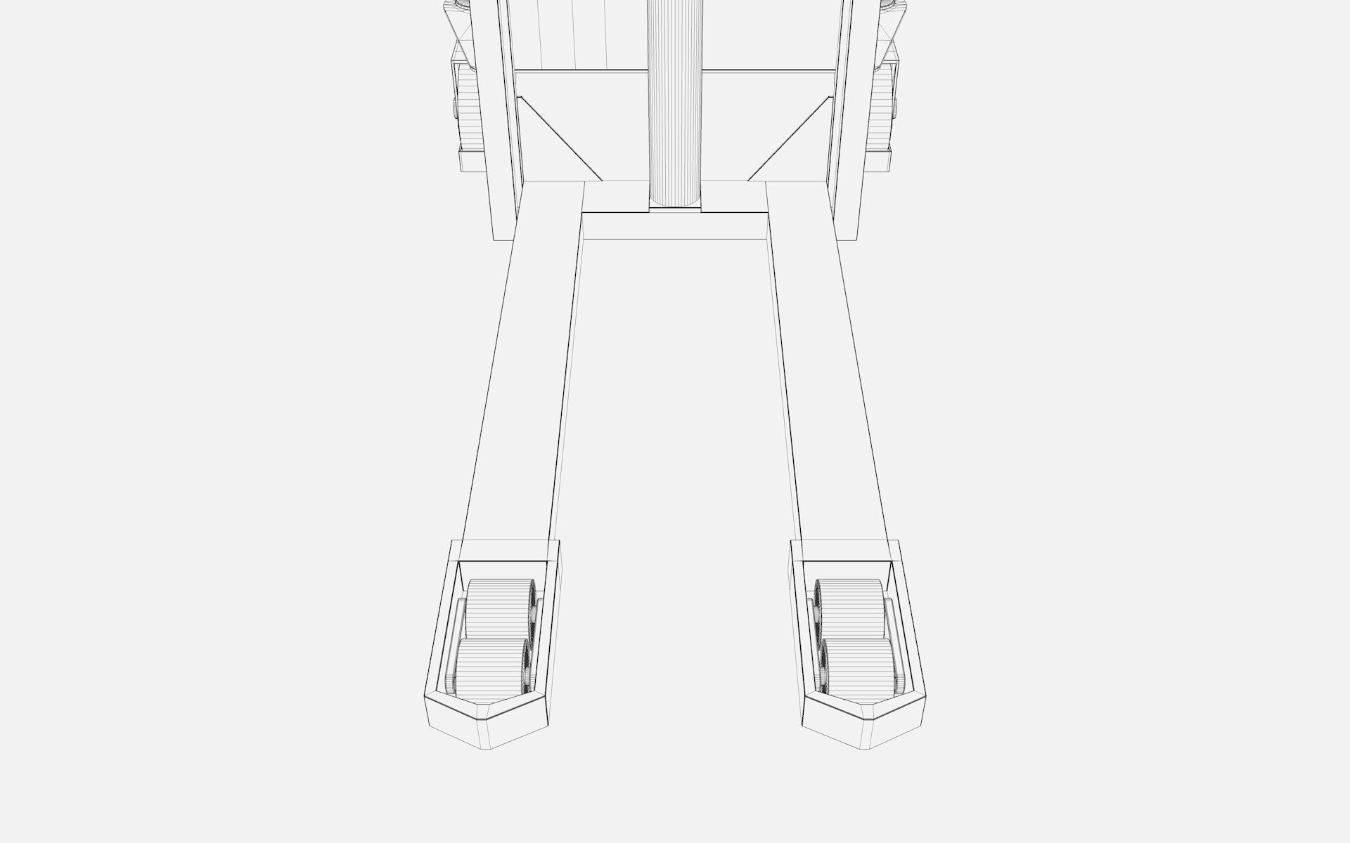 Electric Pallet Stacker 3D model_22