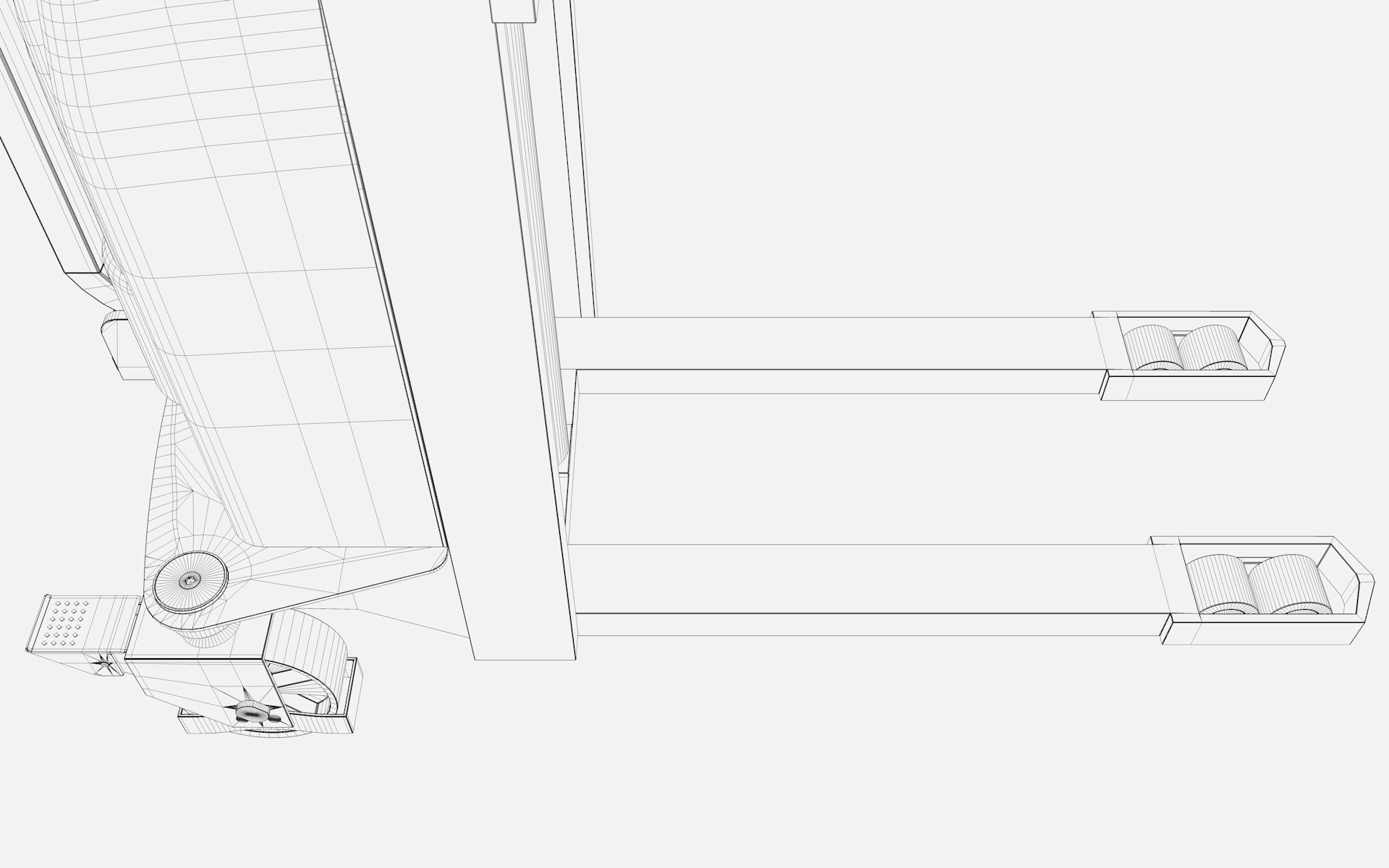 Electric Pallet Stacker 3D model_23