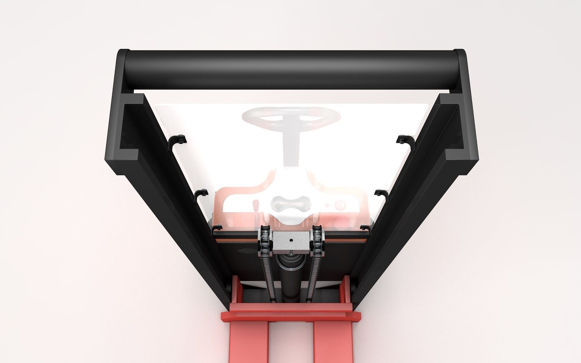 Electric Pallet Stacker 3D model_5