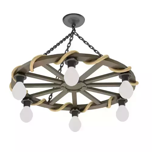 medieval office lighting 3D model