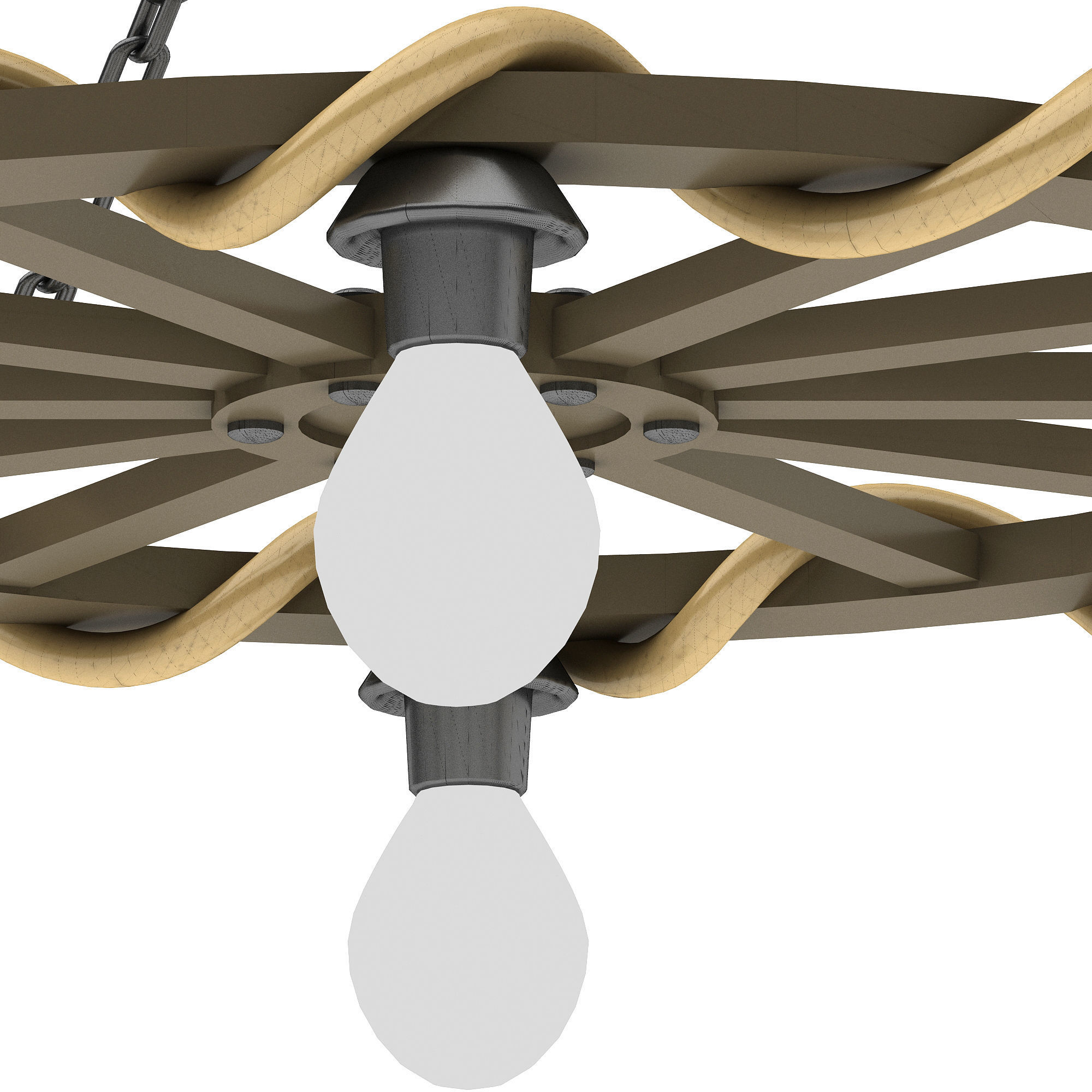 medieval office lighting 3D model Low-poly 3D model_3