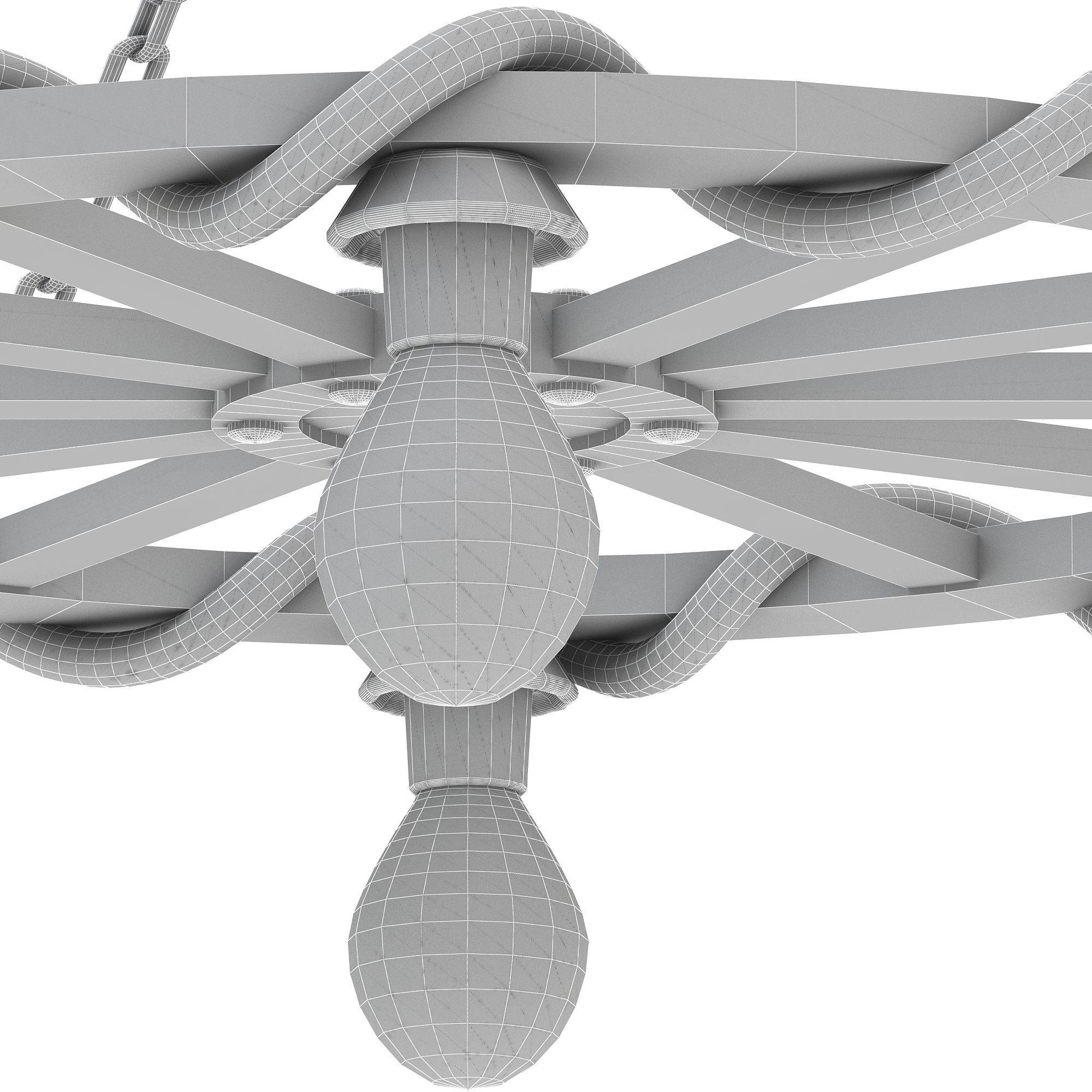 medieval office lighting 3D model Low-poly 3D model_7