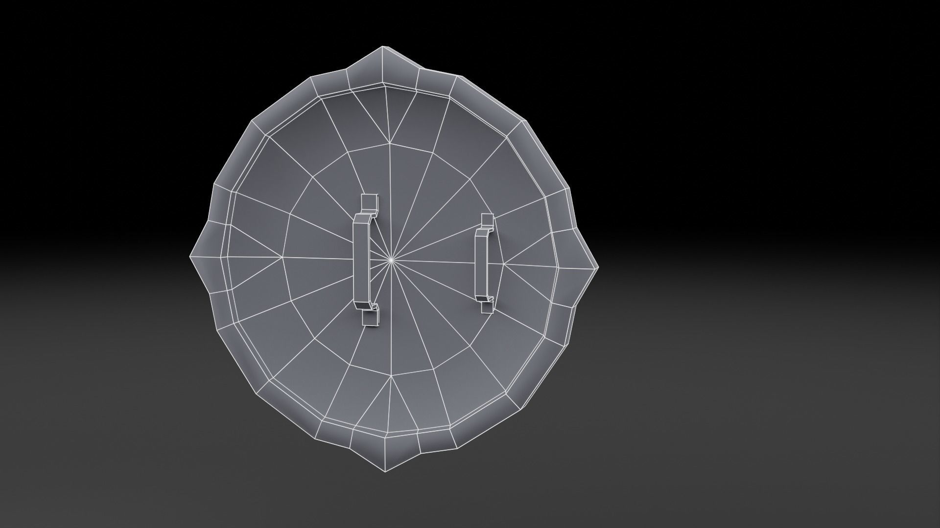Fantasy Stylised Shields Free low-poly 3D model_8