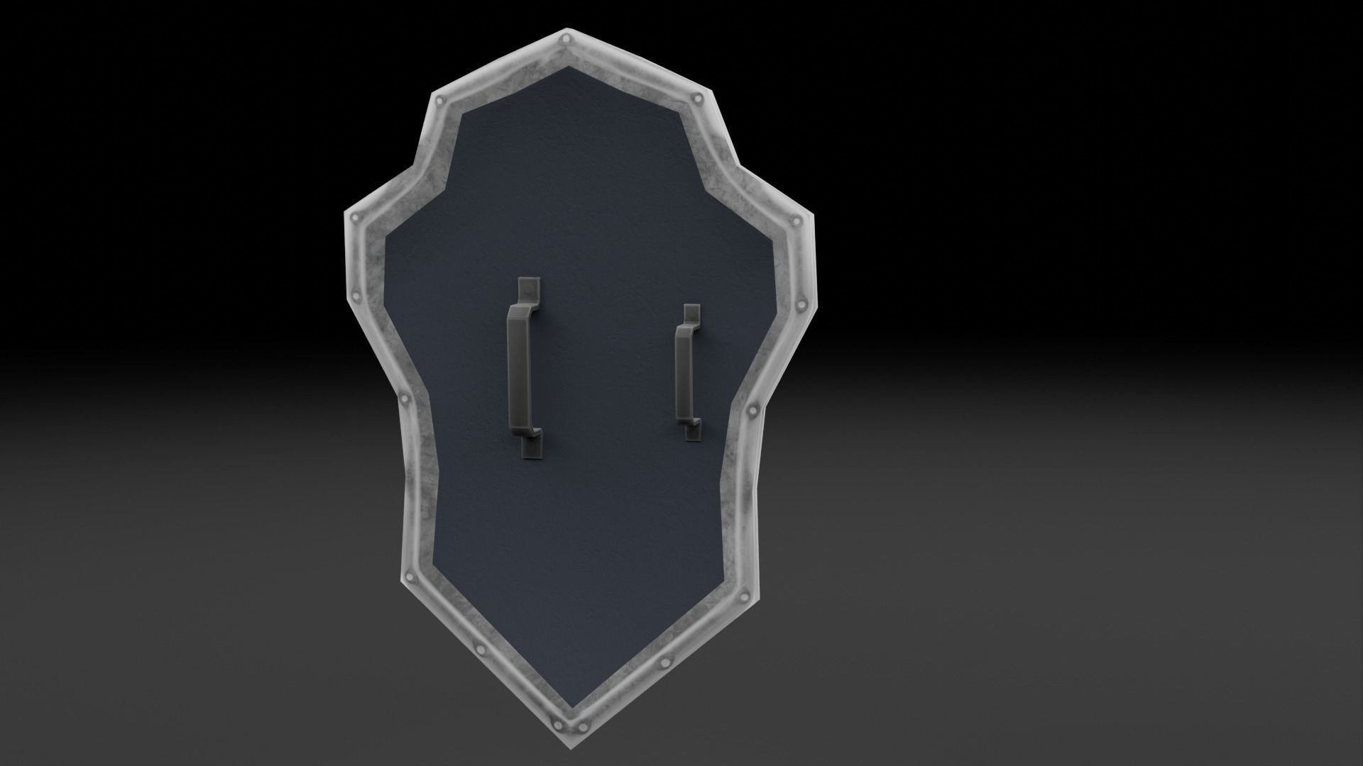 Fantasy Stylised Shields Free low-poly 3D model_5