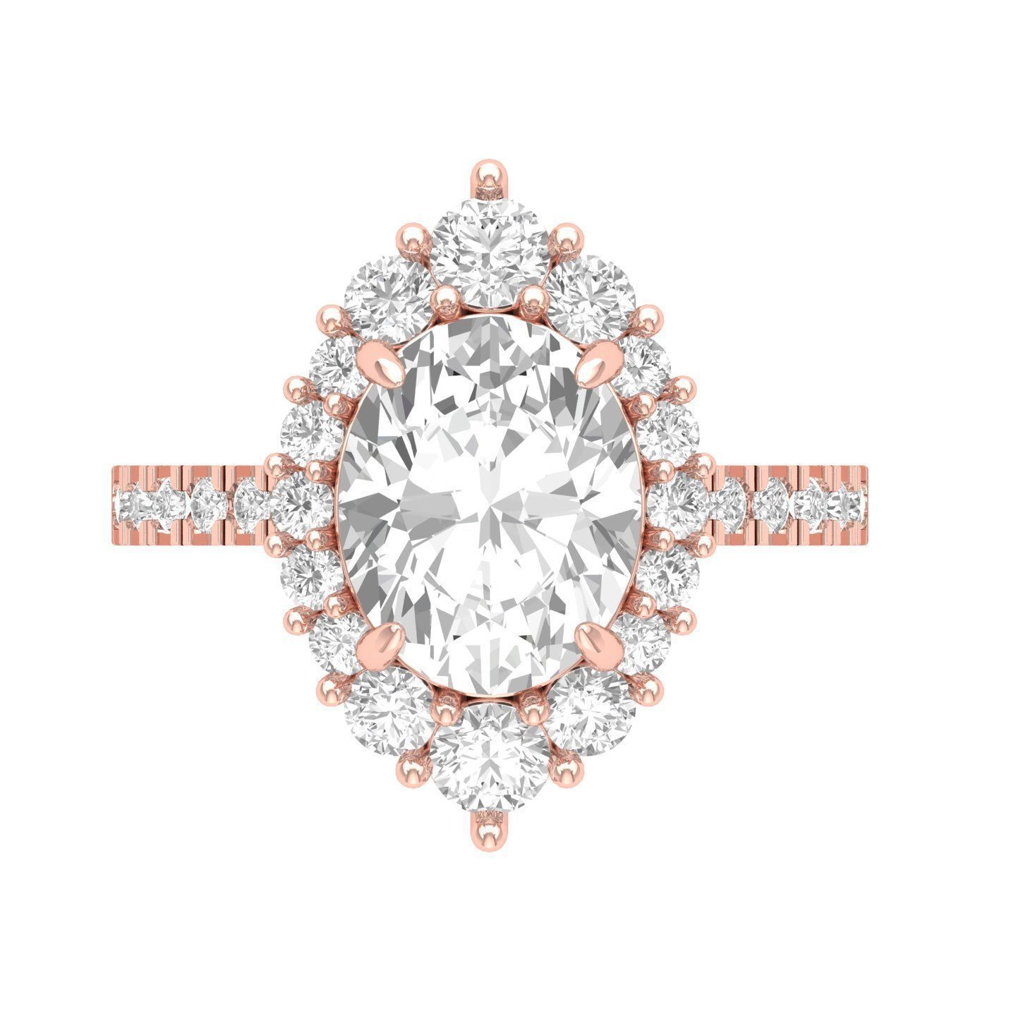 Wedding Ring 3D print model_1