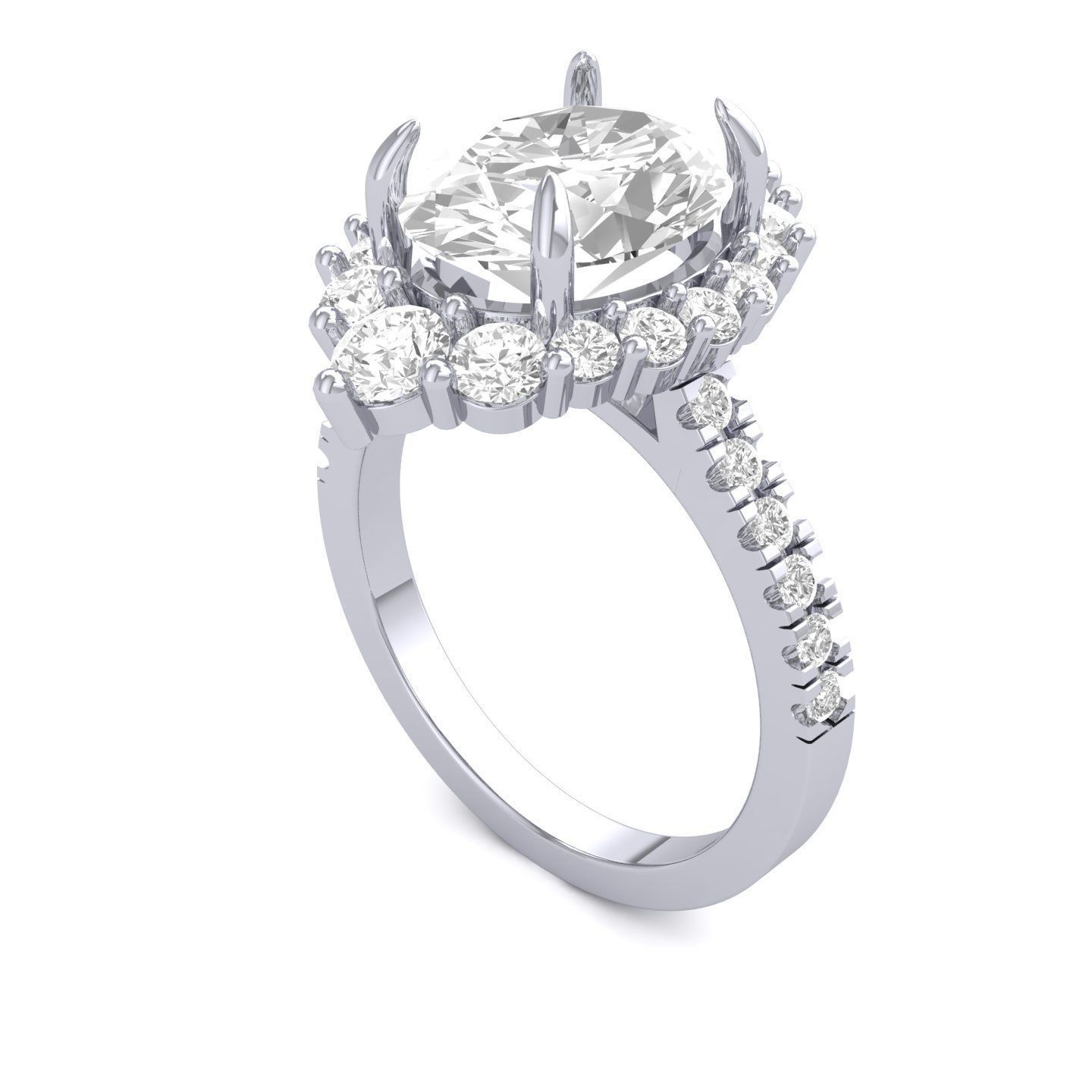 Wedding Ring 3D print model_4