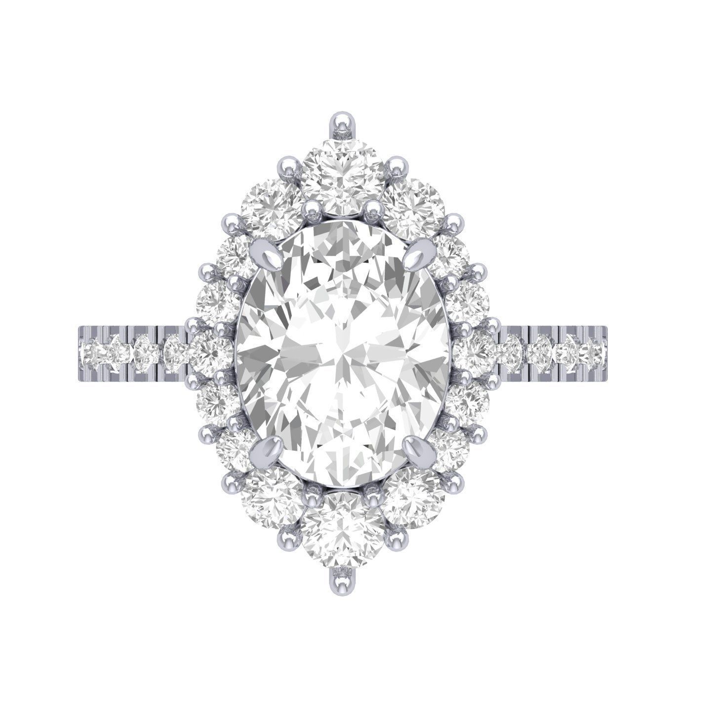 Wedding Ring 3D print model_2