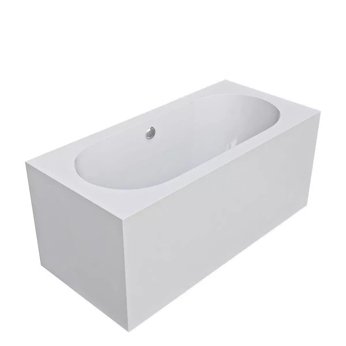 HIMACS rectangular bath tub 3D model