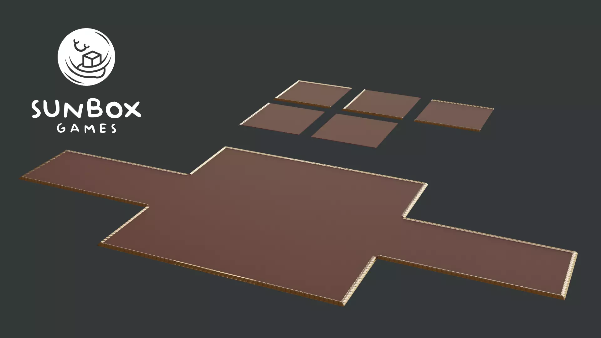 Red Carpet Tiles With Gold Trim Free low-poly 3D model