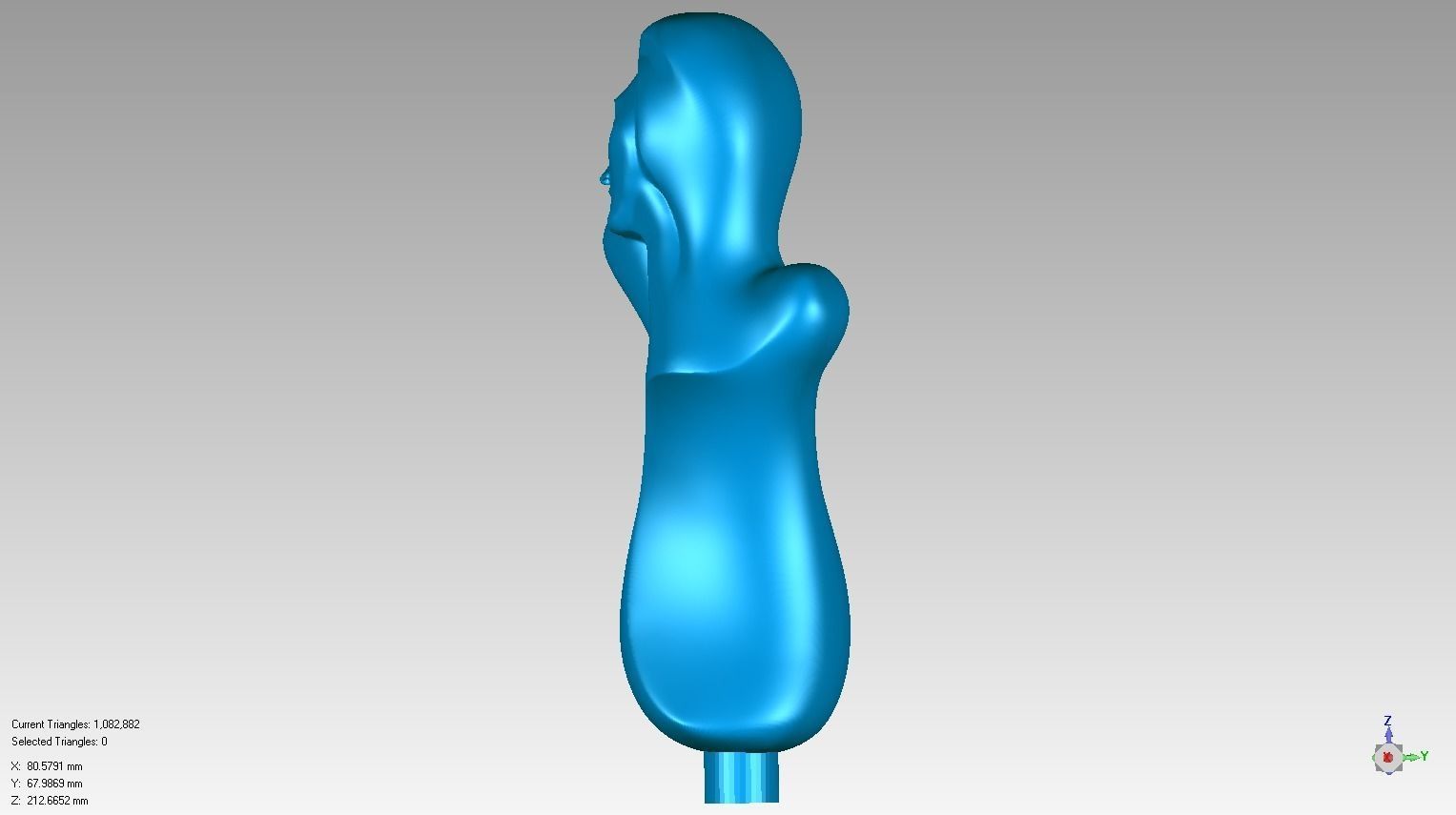 3D print and CNC girl sculpture Free 3D print model_6