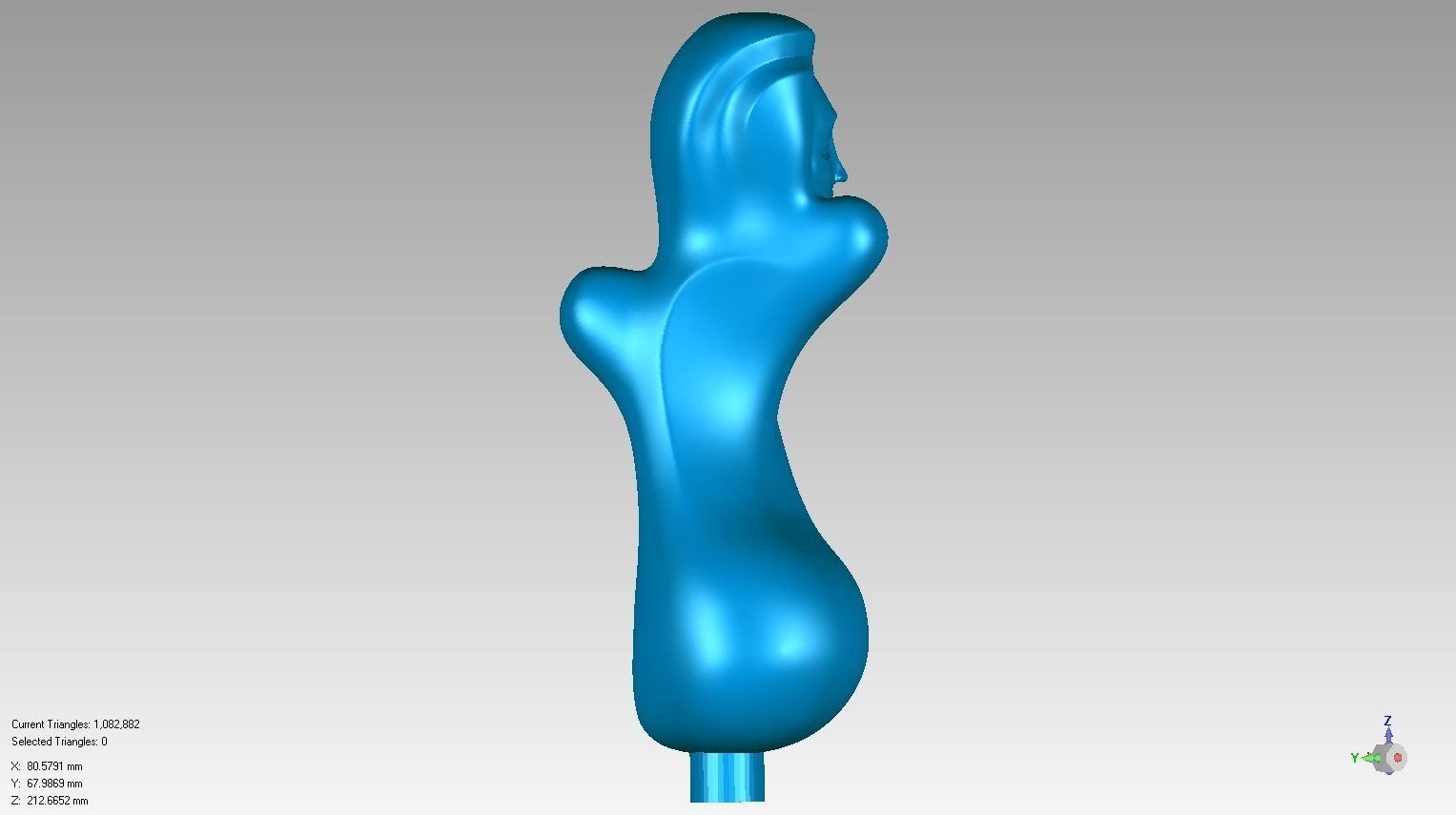 3D print and CNC girl sculpture Free 3D print model_4