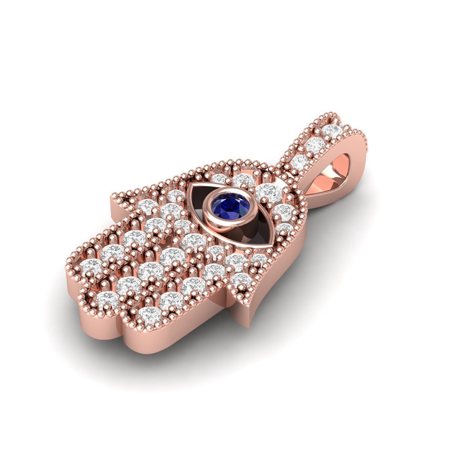 Hand Pendant 3D print model_2