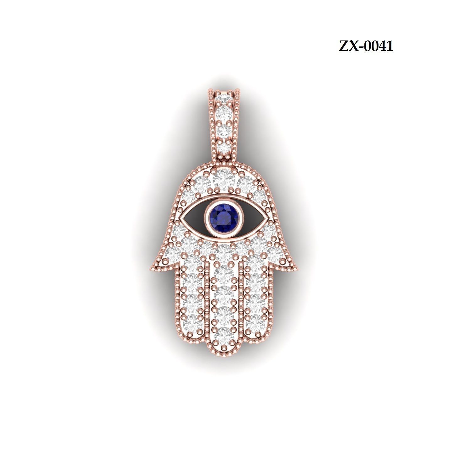 Hand Pendant 3D print model_12