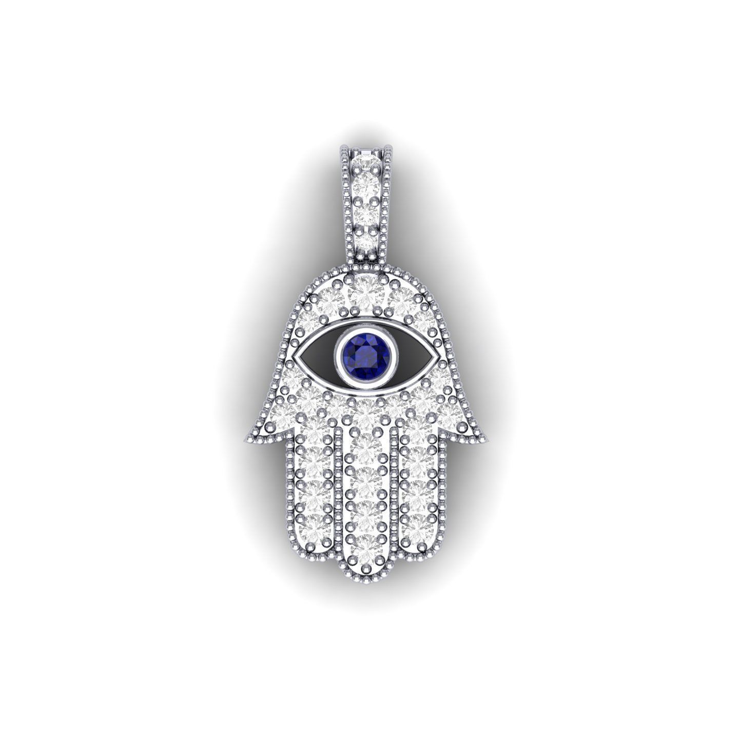 Hand Pendant 3D print model_5