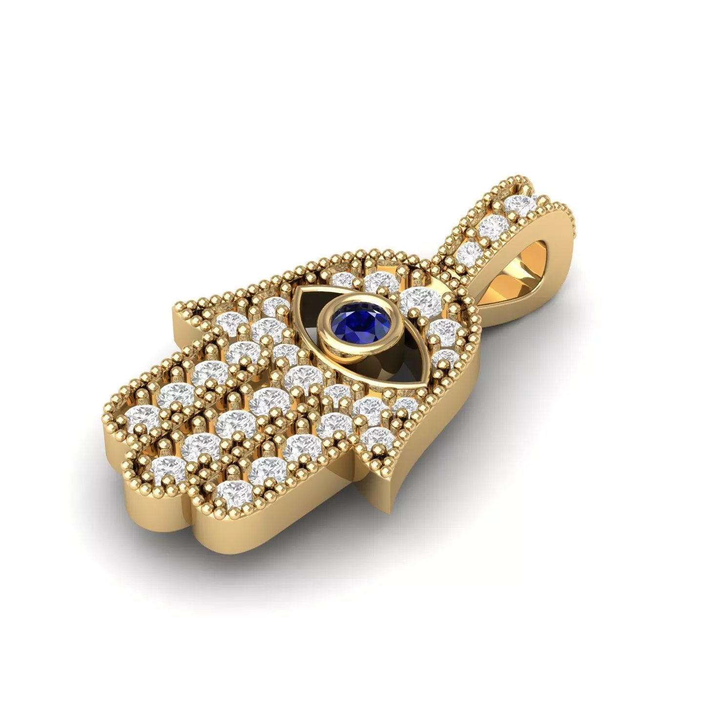 Hand Pendant 3D print model_0