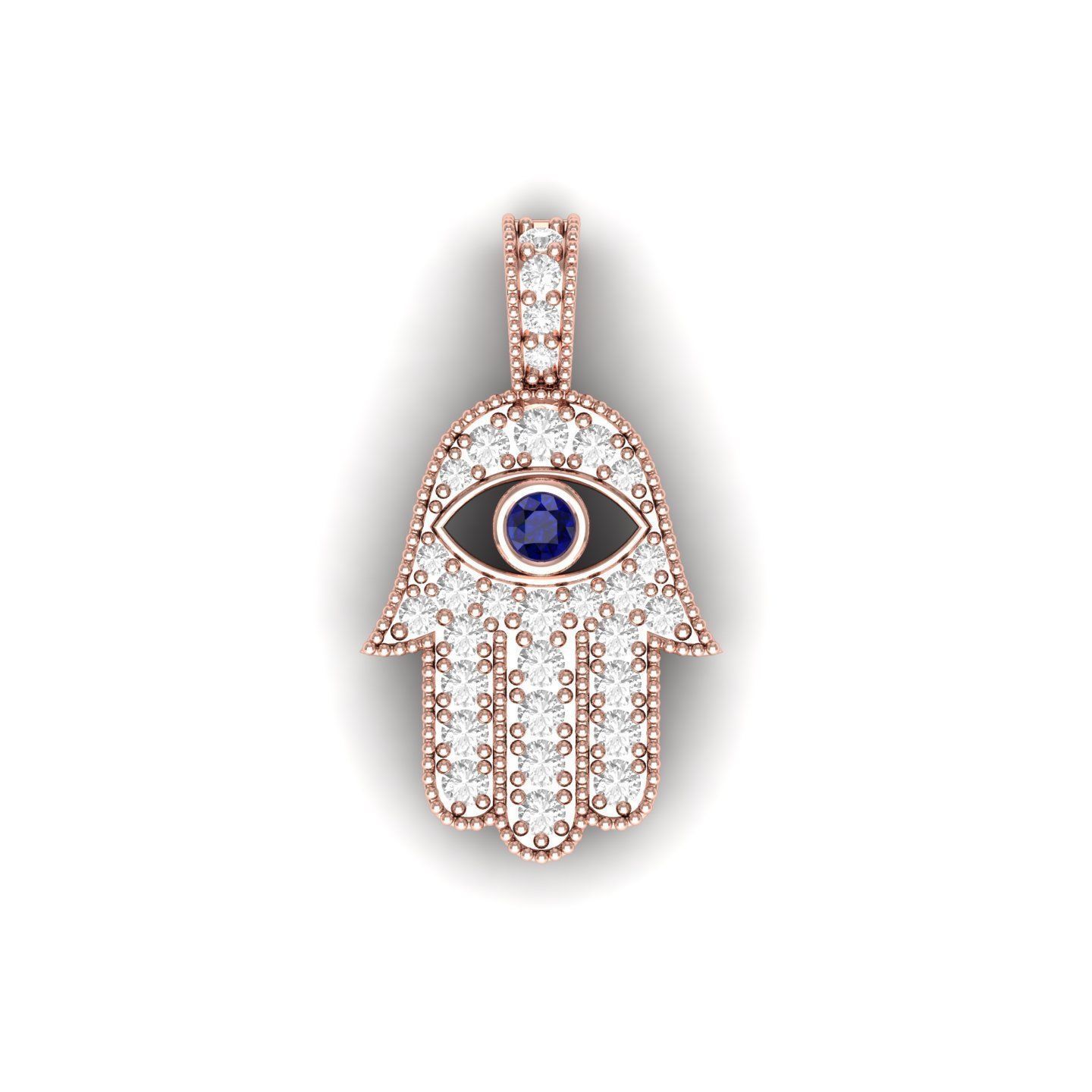 Hand Pendant 3D print model_4