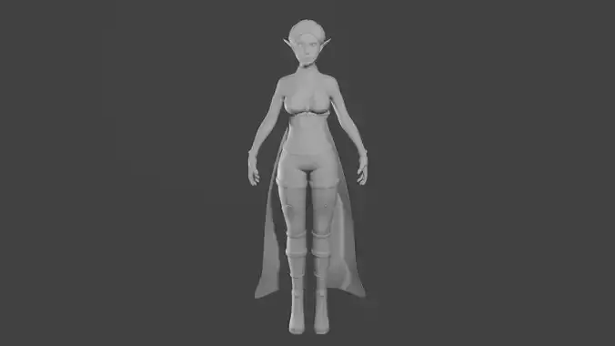 Elf Character 3D model