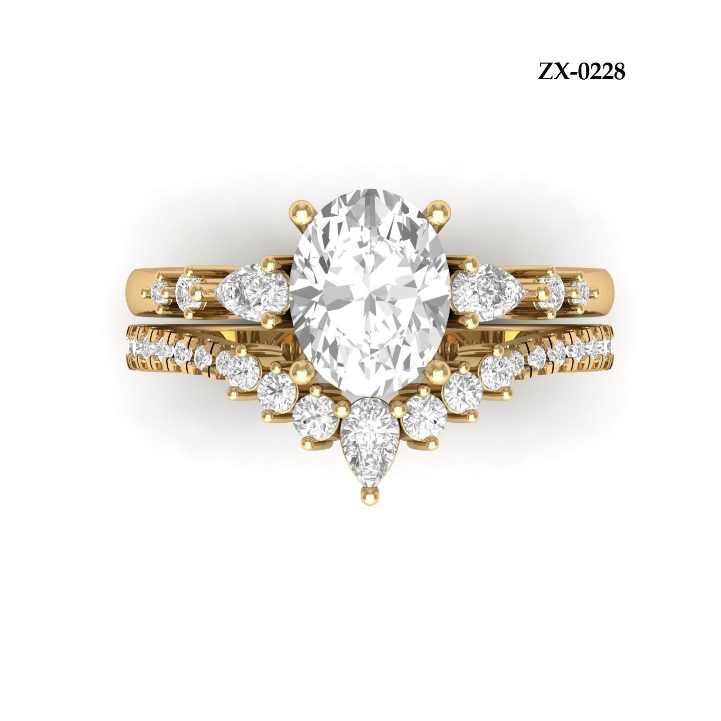 Wedding Ring  3D print model_12