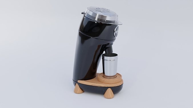 Niche Zero Coffee Grinder Low-poly 3D model 3