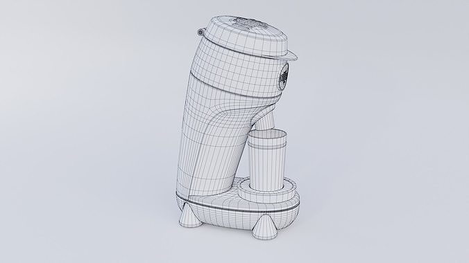 Niche Zero Coffee Grinder Low-poly 3D model 4