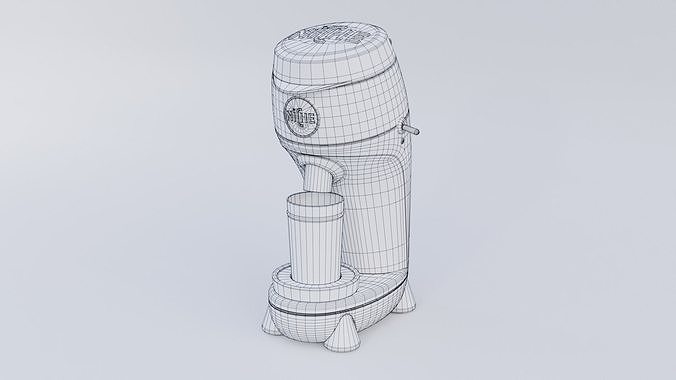 Niche Zero Coffee Grinder Low-poly 3D model 2