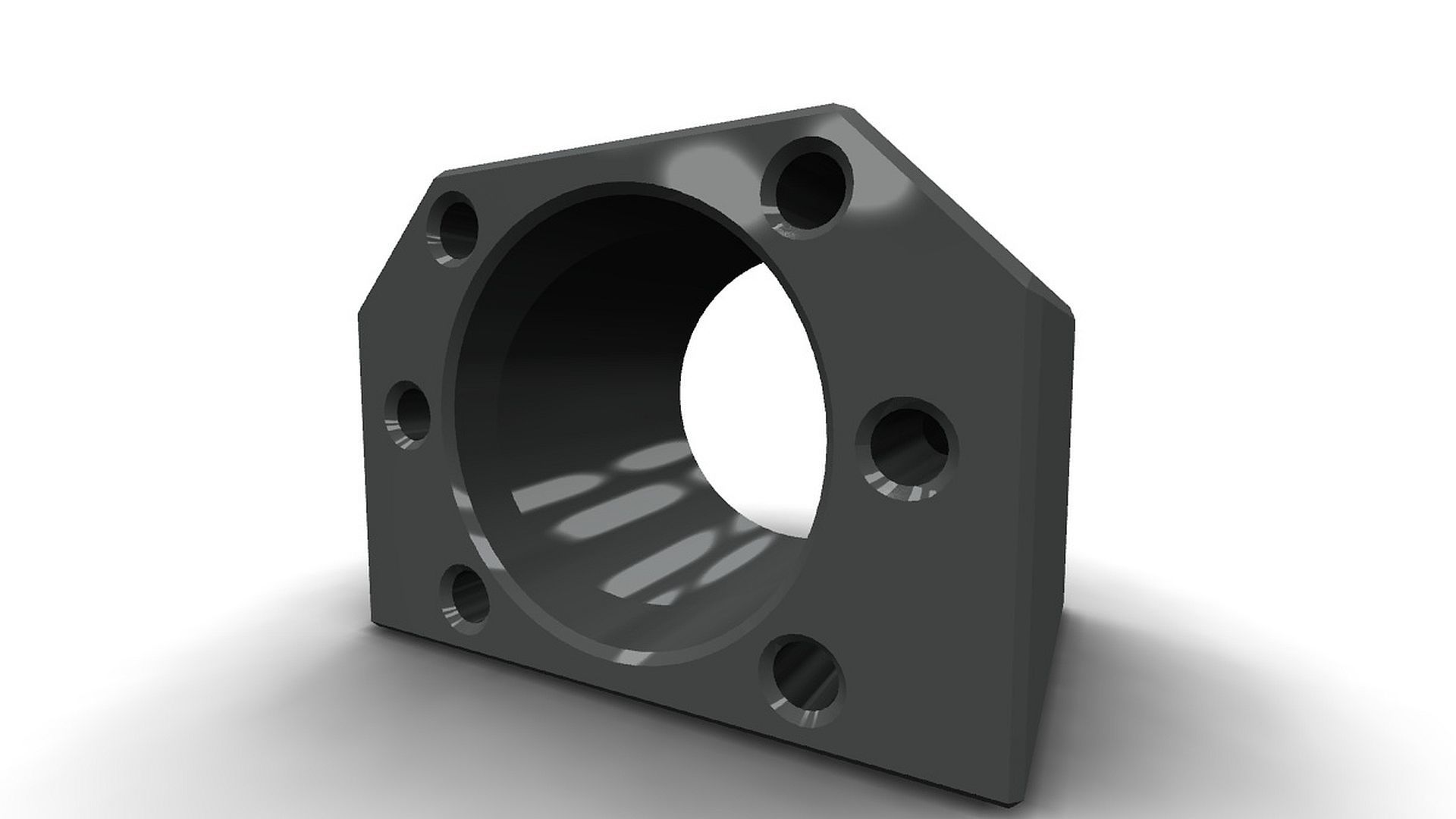 DSG20H square metal block 3D model_5