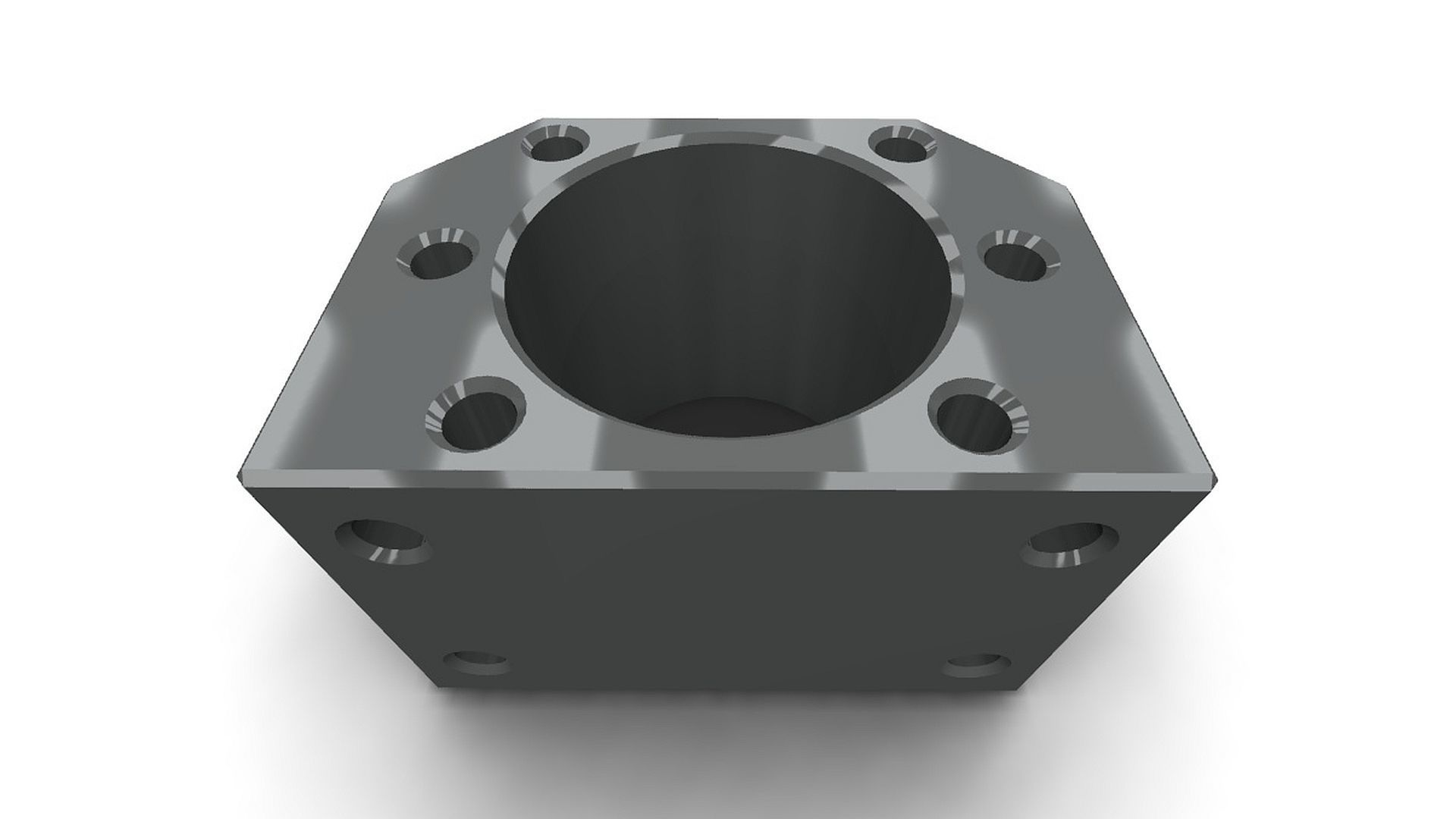 DSG20H square metal block 3D model_4