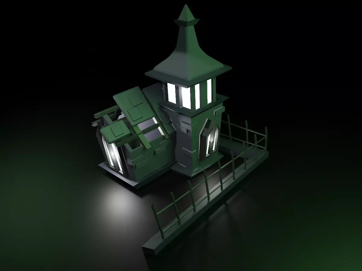 old house 3D model_0