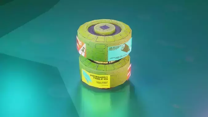 Modular Stylized Cyberpunk Building 5